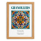 Granollers, Spain – Away From Home Poster, set in oak frame