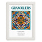 Granollers, Spain – Away From Home Poster, placed in minimal white frame