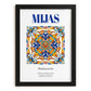 Mijas, Spain – Travel Poster, in sleek black frame