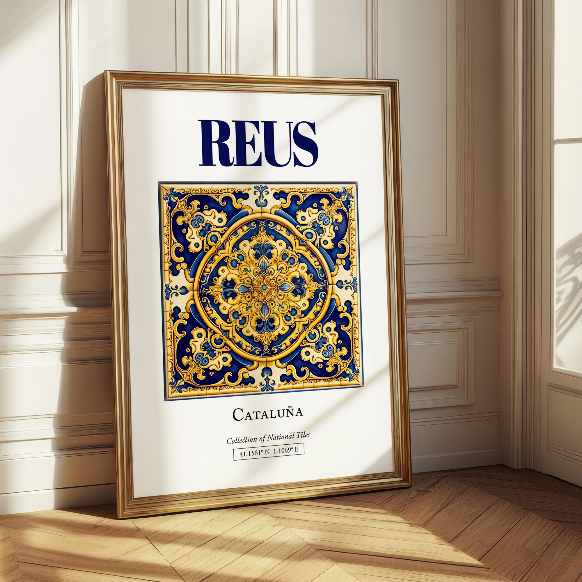 Reus, Spain – Travel Wall Decor, styled in a charming Paris street view