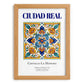 Ciudad Real, Spain – Travel Print, set in oak frame