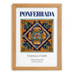 Ponferrada, Spain – Travel Wall Art, set in oak frame