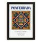 Ponferrada, Spain – Travel Wall Art, in sleek black frame