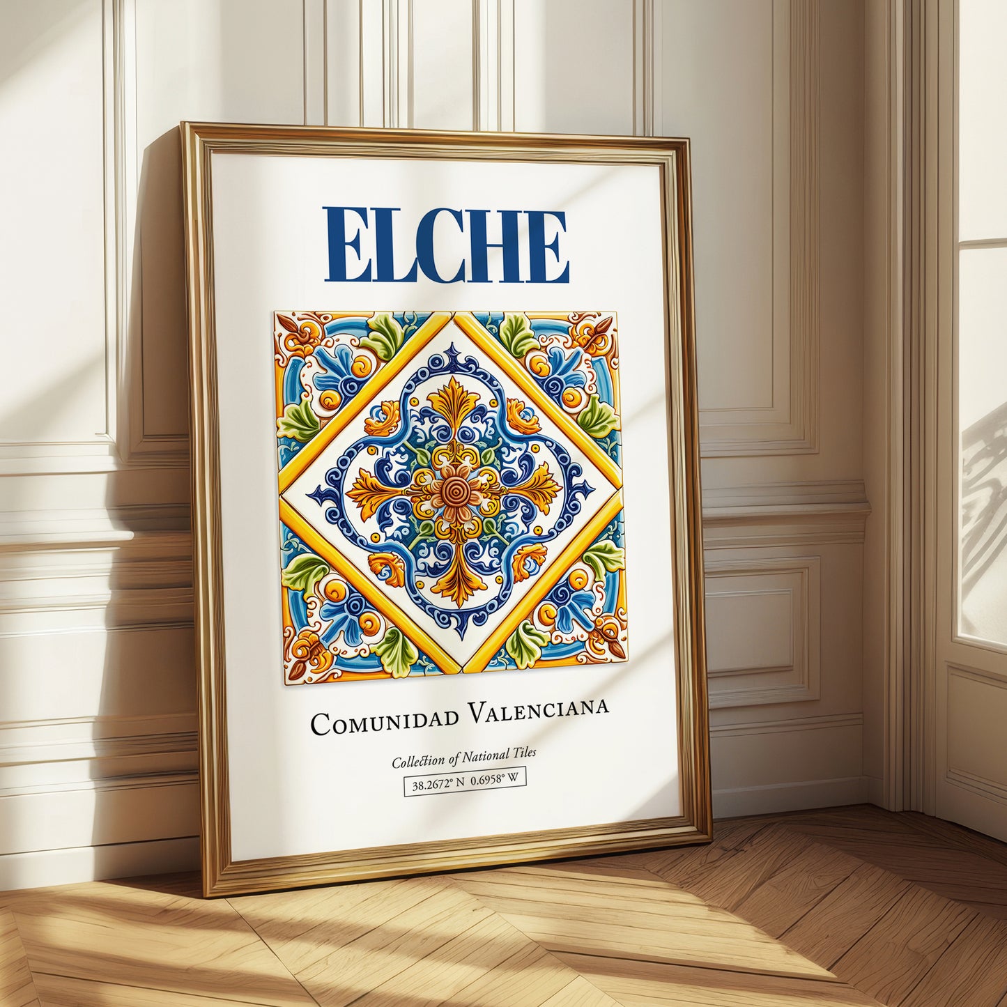Elche, Spain – Travel Wall Art, styled in a charming Paris street view