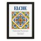 Elche, Spain – Travel Wall Art, in sleek black frame