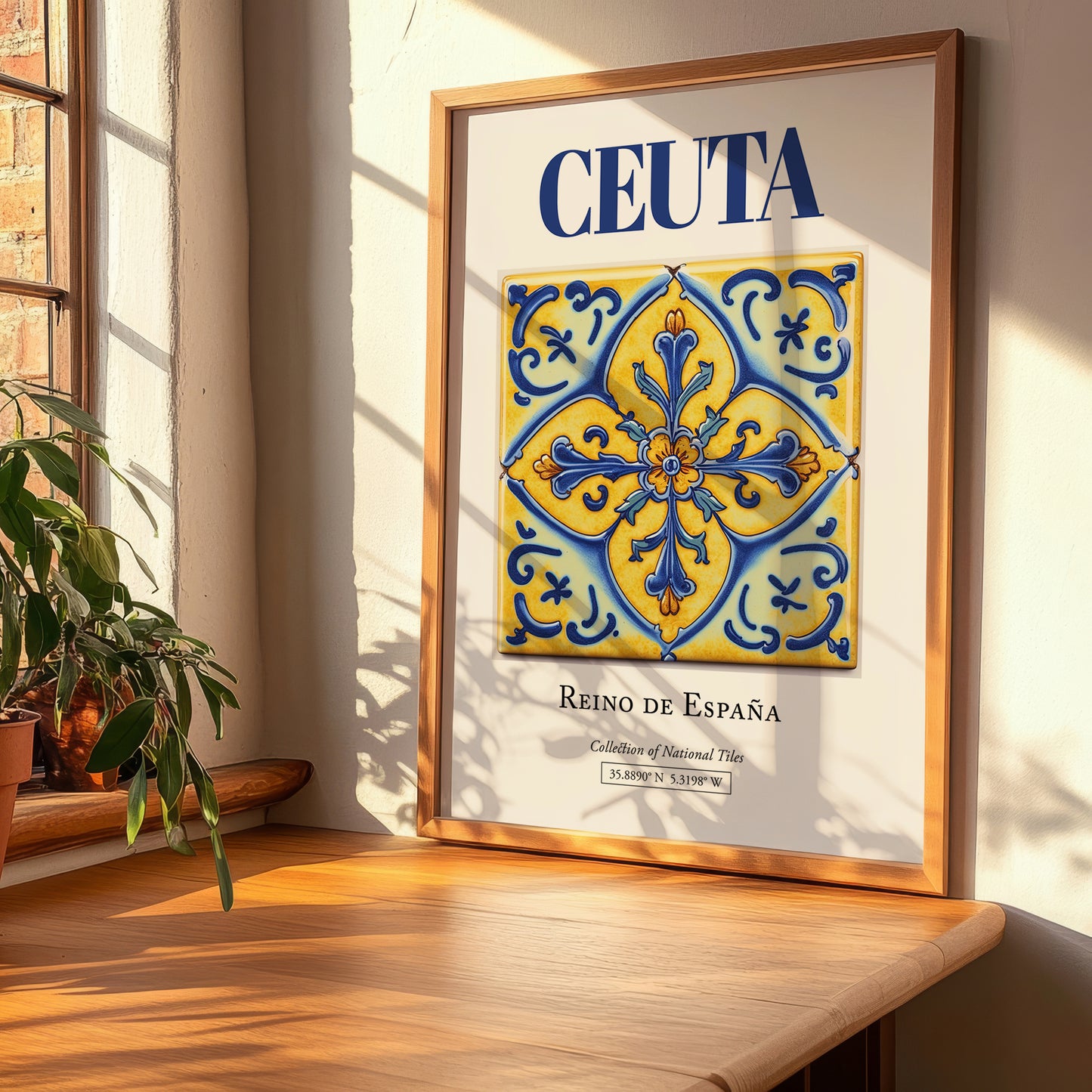 Ceuta, Spain – Wanderlust Wall Decor, clean layout with no caption