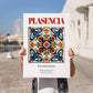 Plasencia, Spain – Travel Wall Decor, no-text version framed in wood