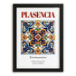 Plasencia, Spain – Travel Wall Decor, in sleek black frame
