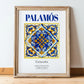 Palamós, Spain – Travel Wall Art, in wooden frame leaning on the floor