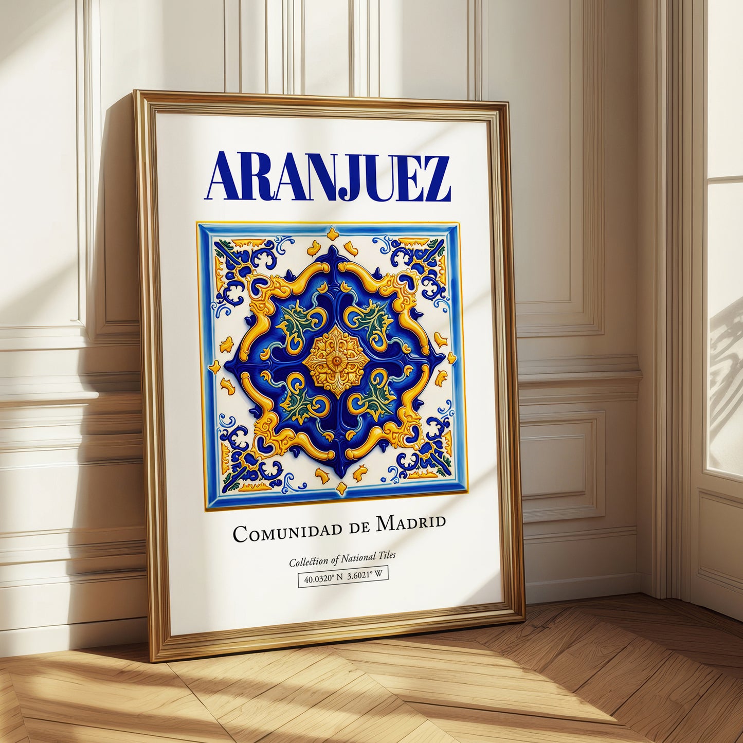 Aranjuez, Spain – Travel Poster, styled in a charming Paris street view