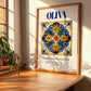 Oliva, Spain – Travel Print, clean layout with no caption