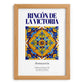 Rincón de la Victoria, Spain – Travel Poster, set in oak frame