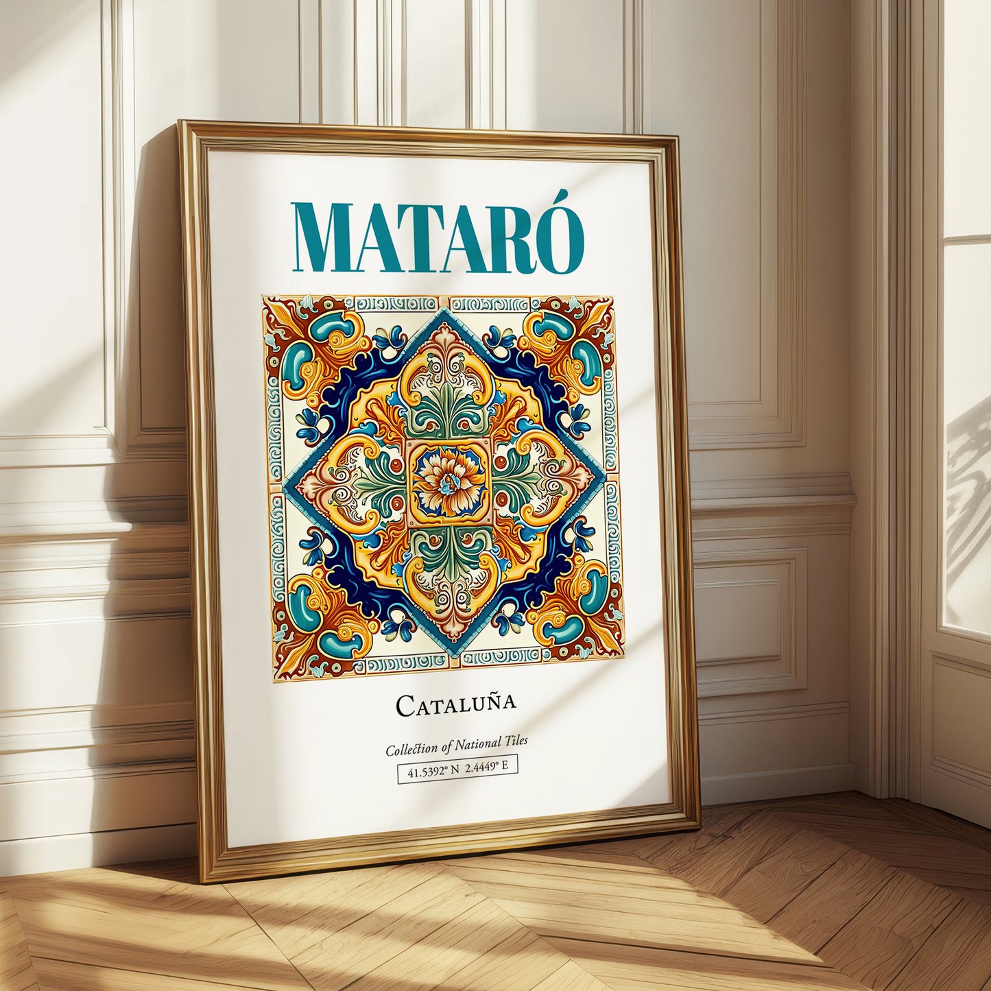 Mataró, Spain – Travel Wall Decor, styled in a charming Paris street view