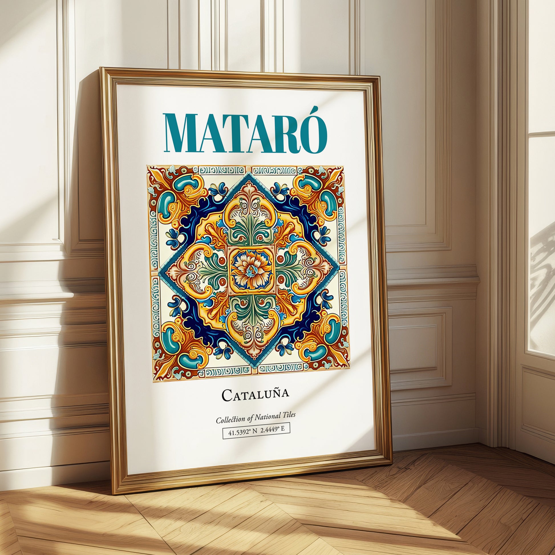 Mataró, Spain – Travel Wall Decor, styled in a charming Paris street view