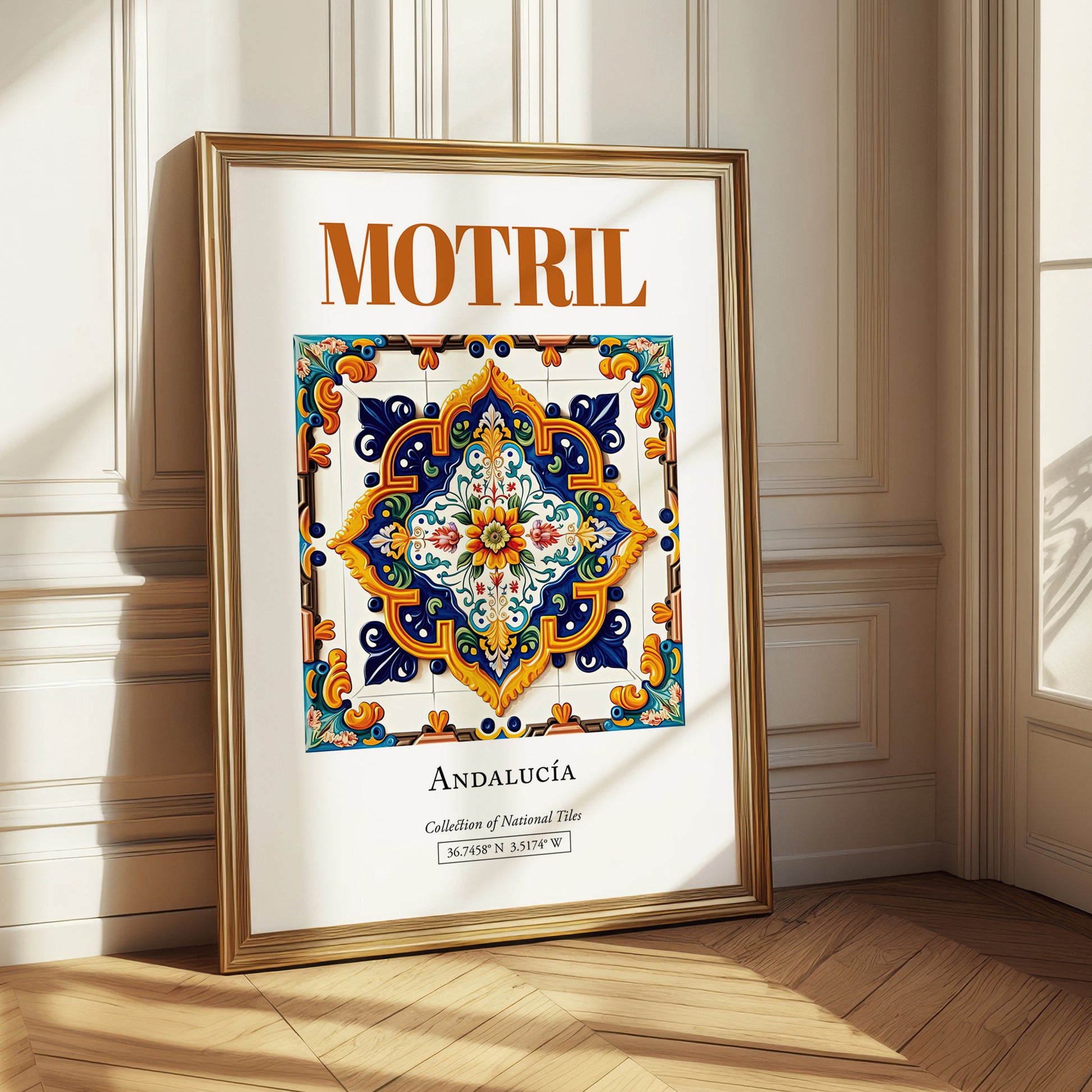 Motril, Spain – Travel Wall Art, styled in a charming Paris street view