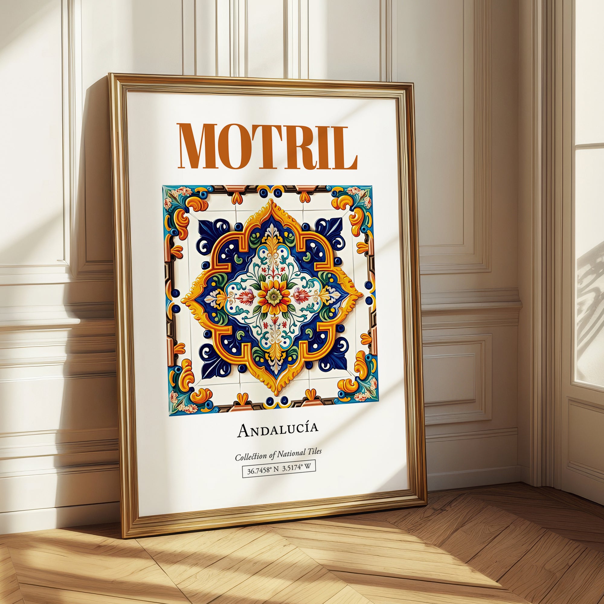 Motril, Spain – Travel Wall Art, styled in a charming Paris street view