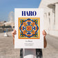 Haro, Spain – Dream Destination Decor, no-text version framed in wood