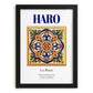 Haro, Spain – Dream Destination Decor, in sleek black frame