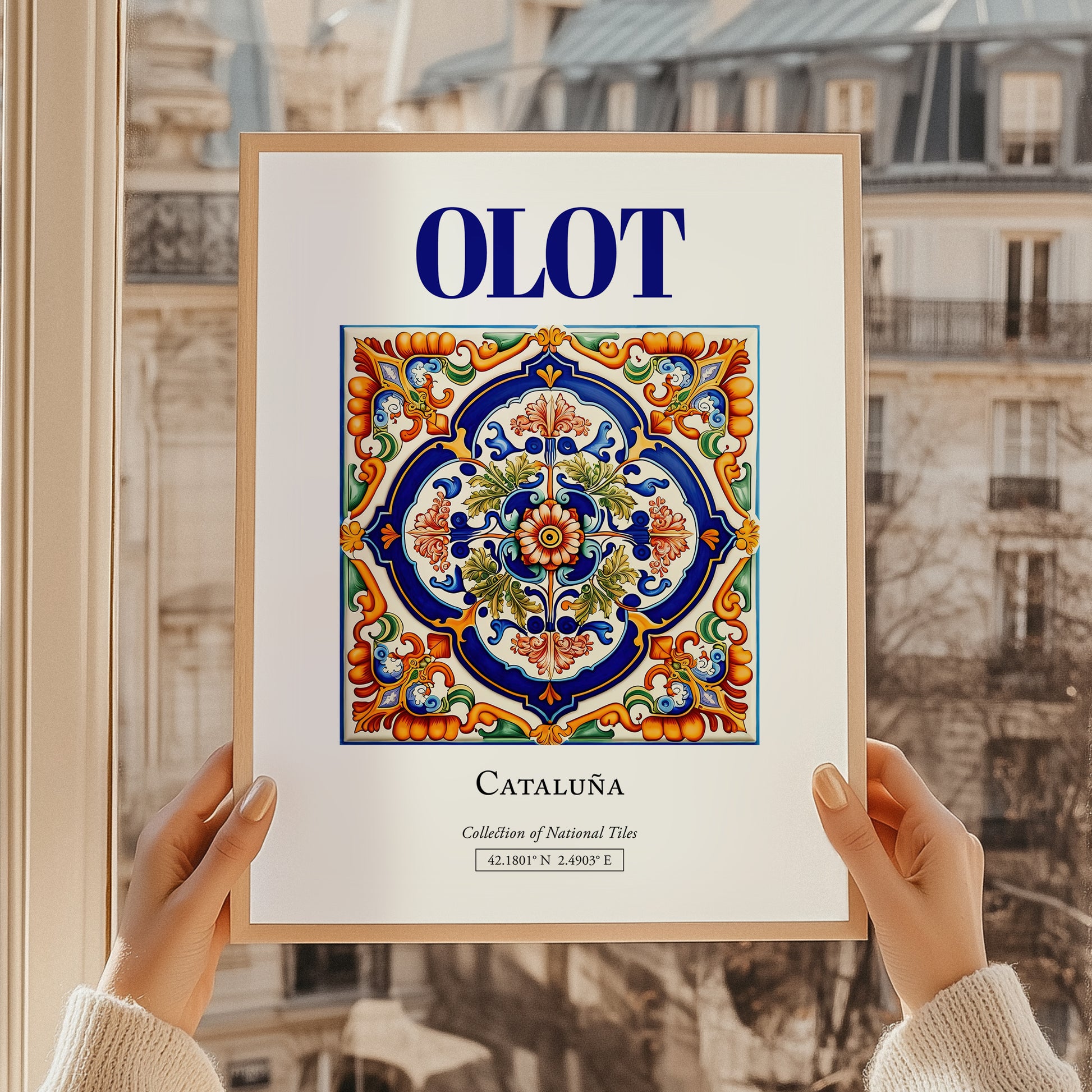 Olot, Spain – Historic Cities Art Print