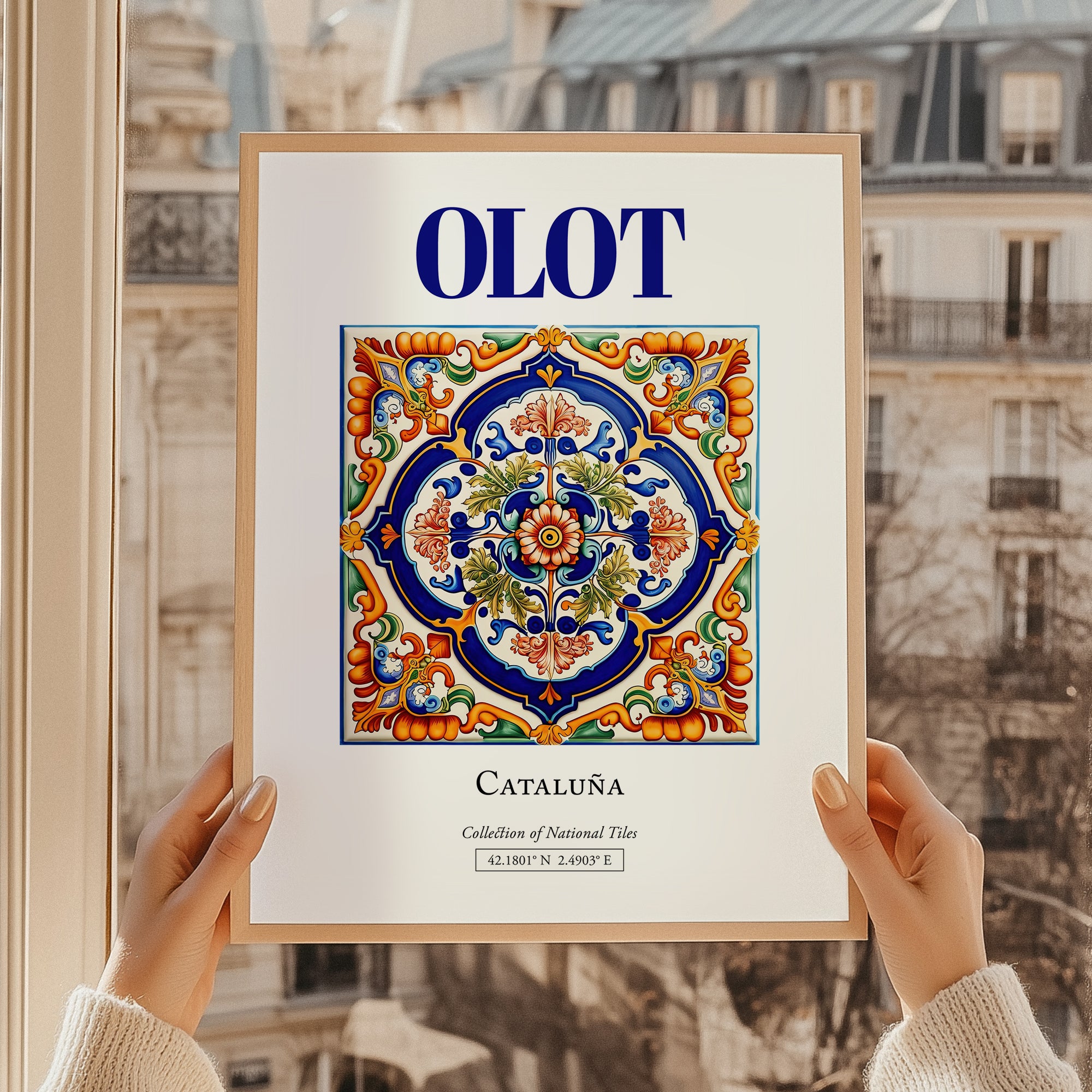 Olot, Spain – Historic Cities Art Print