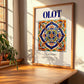Olot, Spain – Historic Cities Art Print, clean layout with no caption