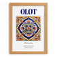 Olot, Spain – Historic Cities Art Print, set in oak frame