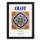 Olot, Spain – Historic Cities Art Print, in sleek black frame
