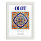 Olot, Spain – Historic Cities Art Print, placed in minimal white frame