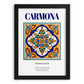 Carmona, Spain – Travel Print, in sleek black frame