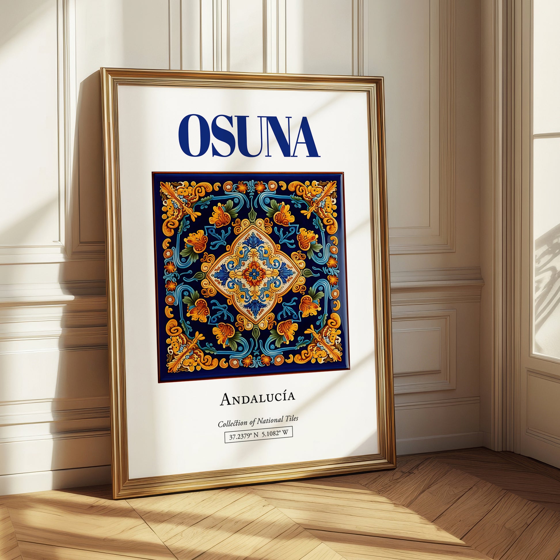 Osuna, Spain – Cityscape Wall Art, styled in a charming Paris street view