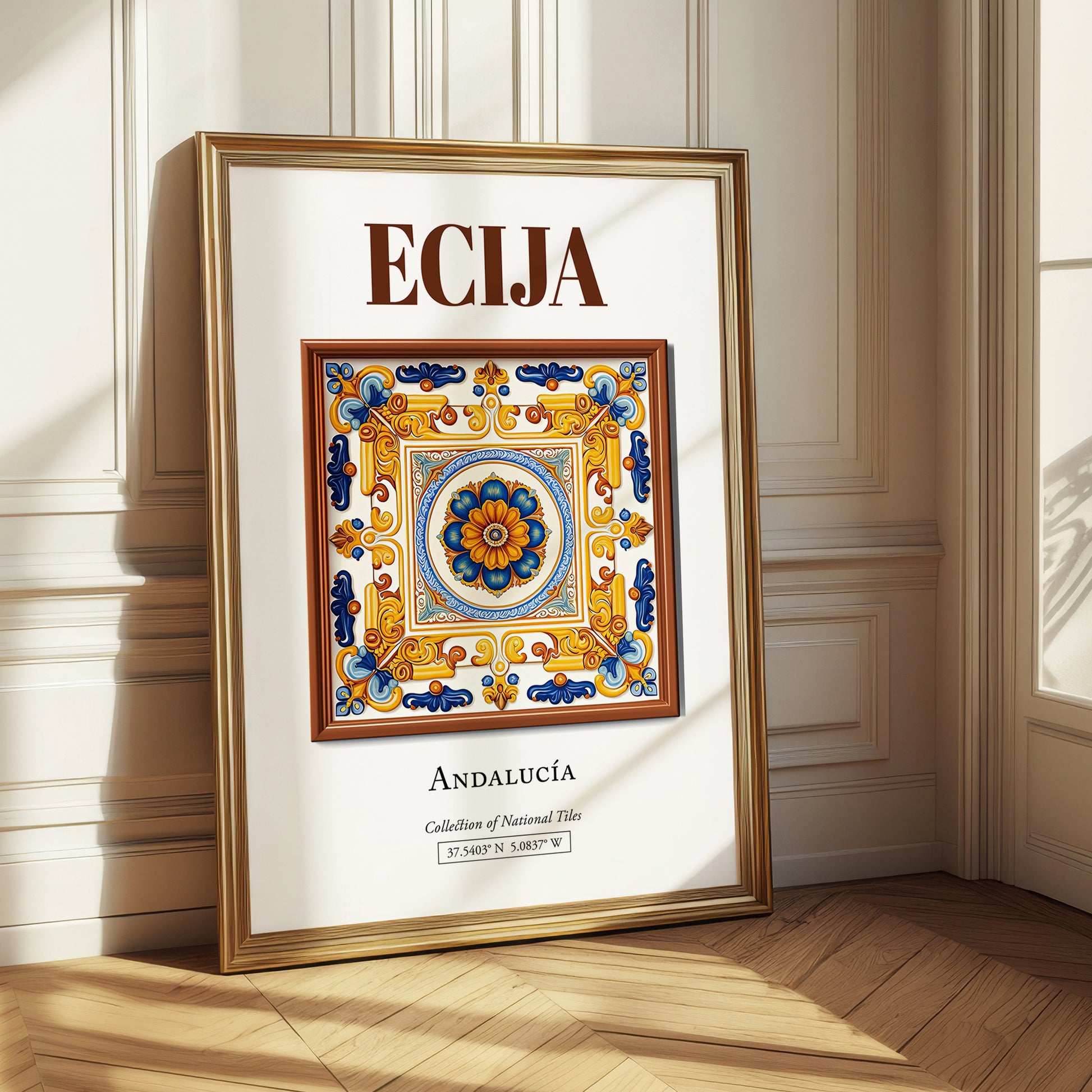 Ecija, Spain – Global Wall Art, styled in a charming Paris street view