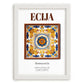 Ecija, Spain – Global Wall Art, placed in minimal white frame