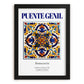 Puente Genil, Spain – Travel Poster, in sleek black frame