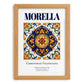 Morella, Spain – Travel Poster, set in oak frame