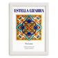 Estella-Lizarra, Spain – Architectural Travel Art, placed in minimal white frame