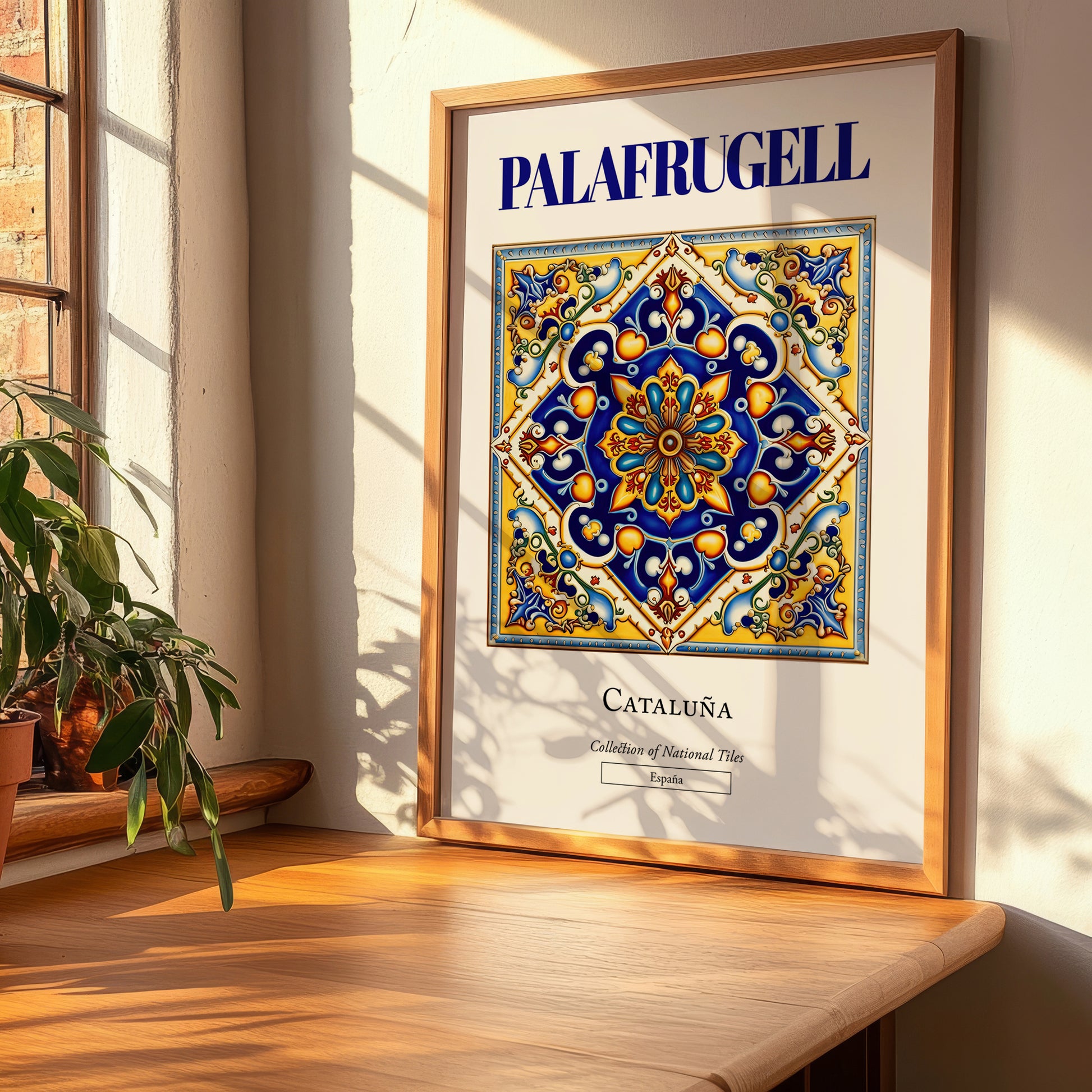 Palafrugell, Spain – Travel Print, clean layout with no caption