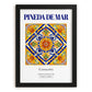 Pineda de Mar, Spain – Travel Print, in sleek black frame