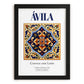 Ávila, Spain – Travel Print, in sleek black frame