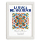 La Manga del Mar Menor, Spain – Travel Wall Decor, placed in minimal white frame