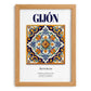 Gijón, Spain – Travel Wall Art, set in oak frame