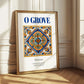 O Grove, Spain – Away From Home Poster, styled in a charming Paris street view