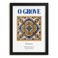 O Grove, Spain – Away From Home Poster, in sleek black frame