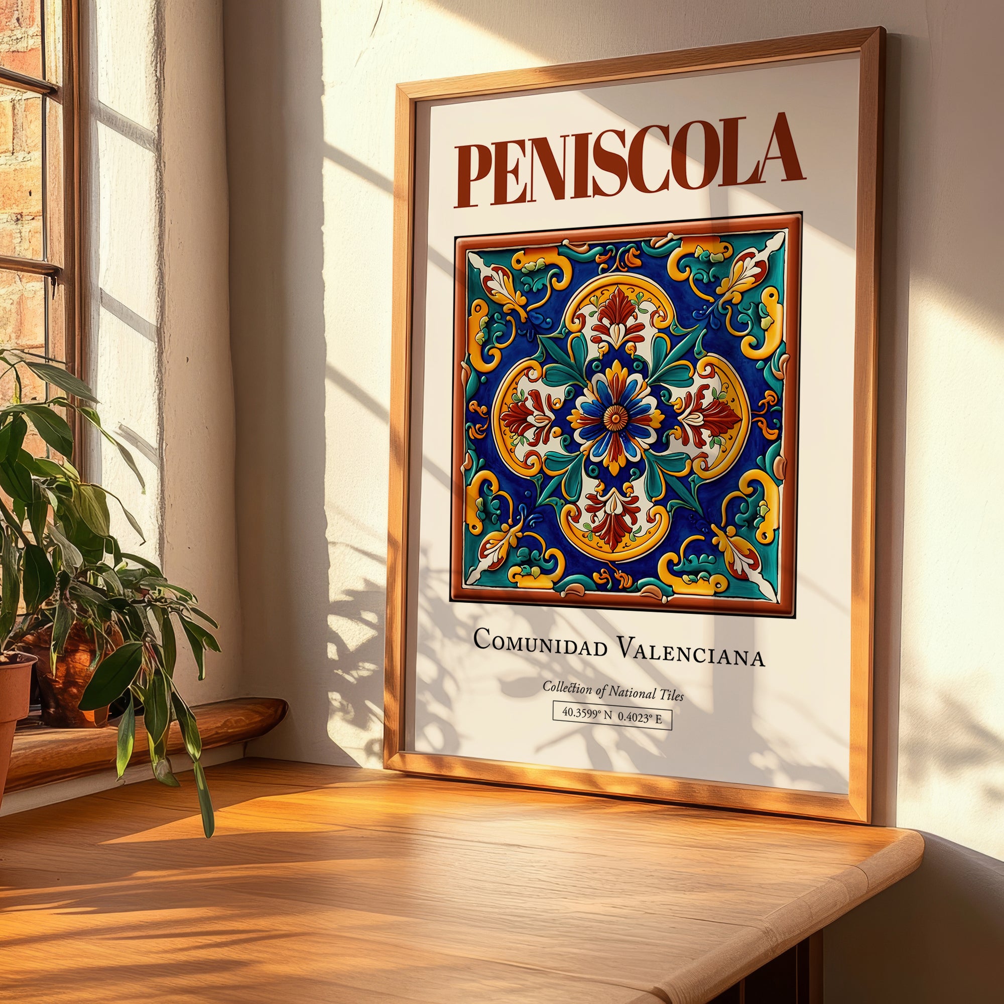Peniscola, Spain – World Travel Art, clean layout with no caption