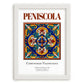 Peniscola, Spain – World Travel Art, placed in minimal white frame