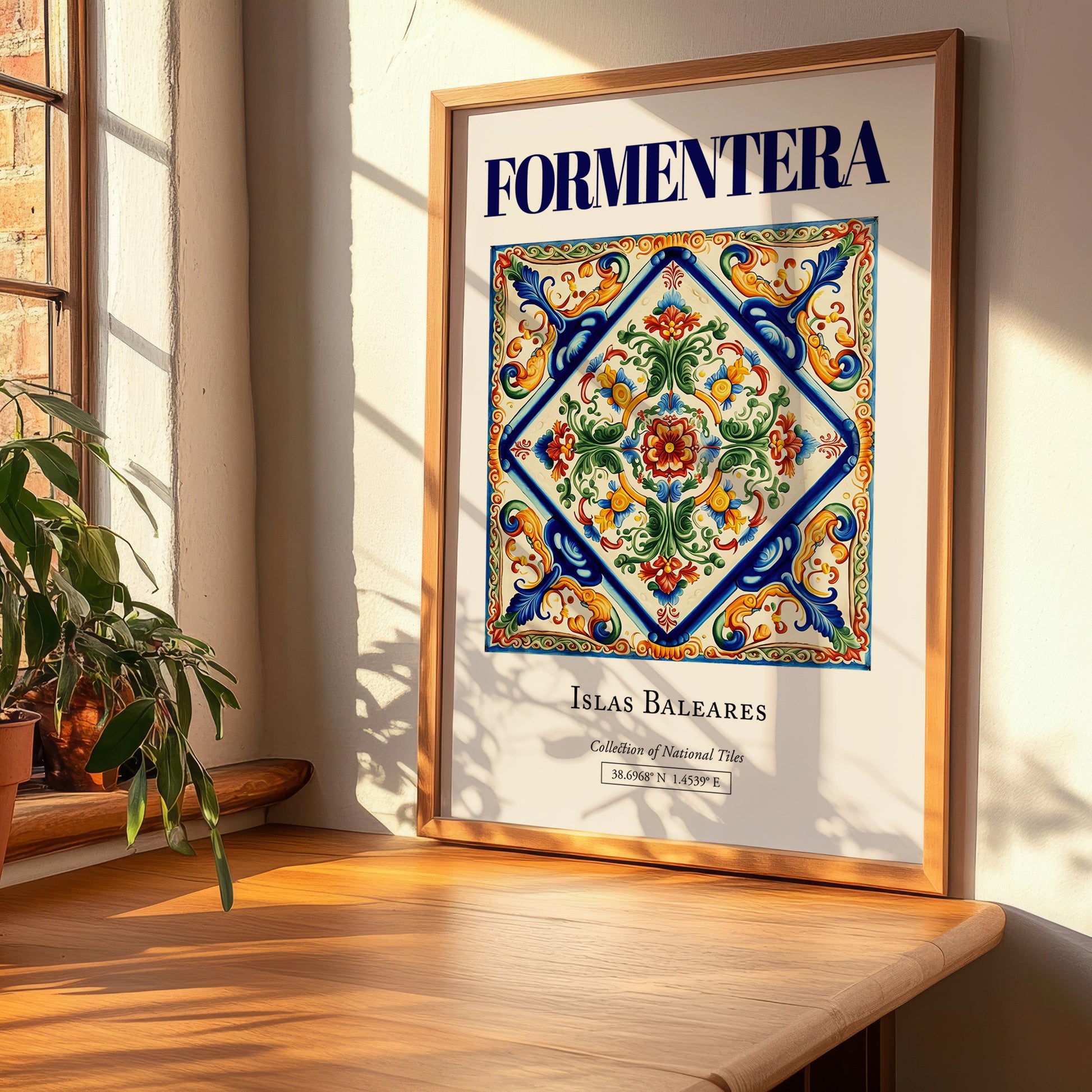 Formentera, Spain – Architectural Travel Art, clean layout with no caption