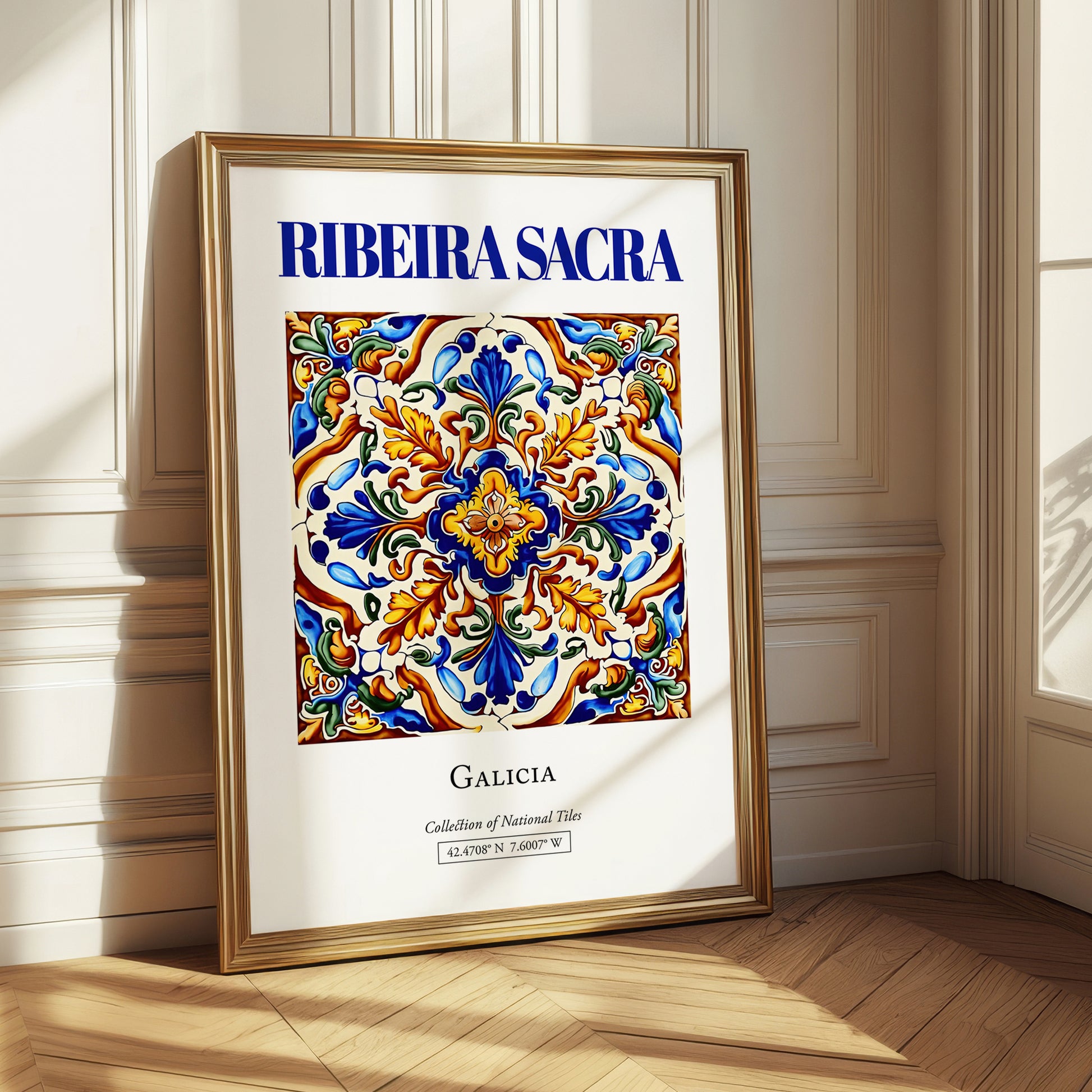 Ribeira Sacra, Spain – Travel Wall Art, styled in a charming Paris street view