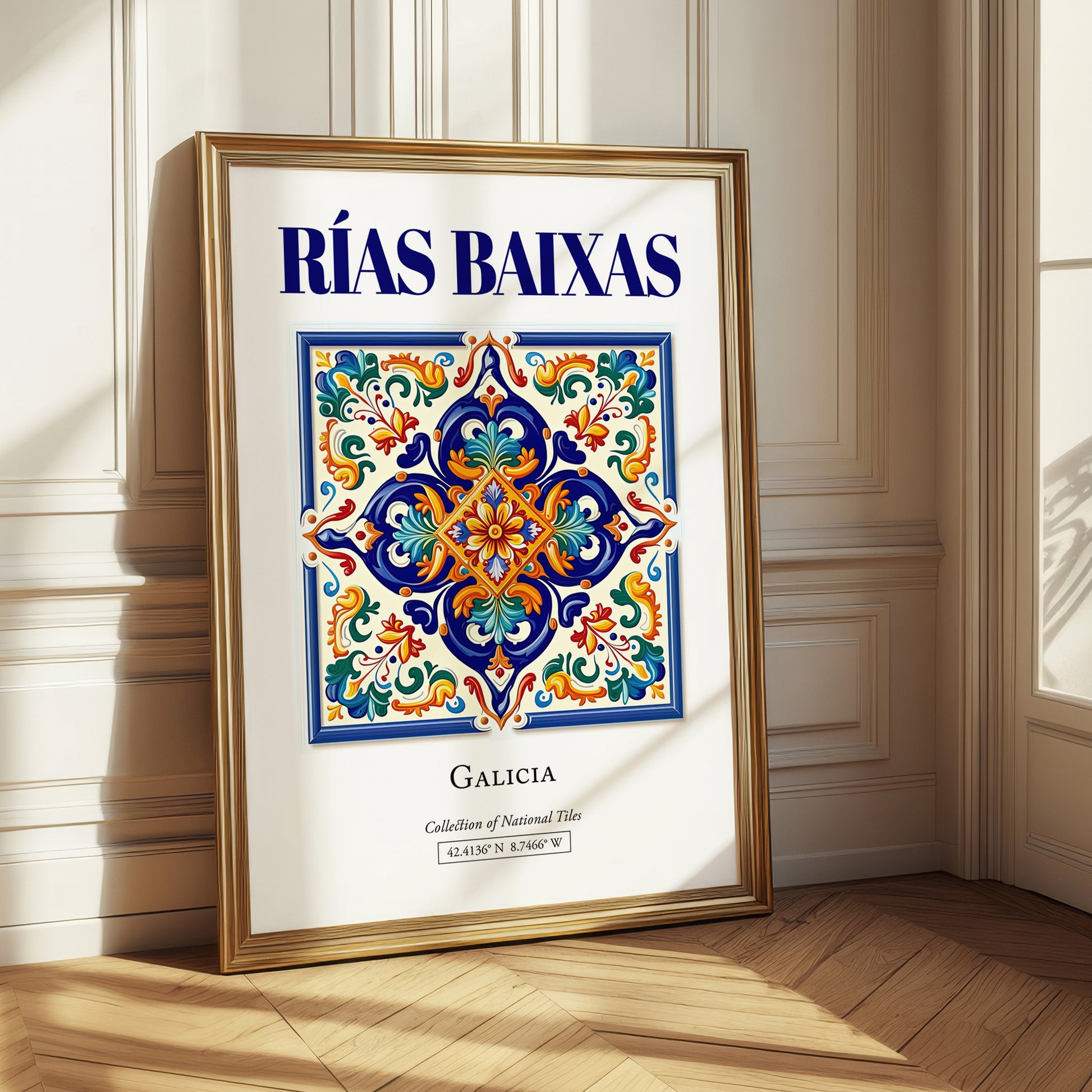 Rías Baixas, Spain – Travel Wall Decor, styled in a charming Paris street view