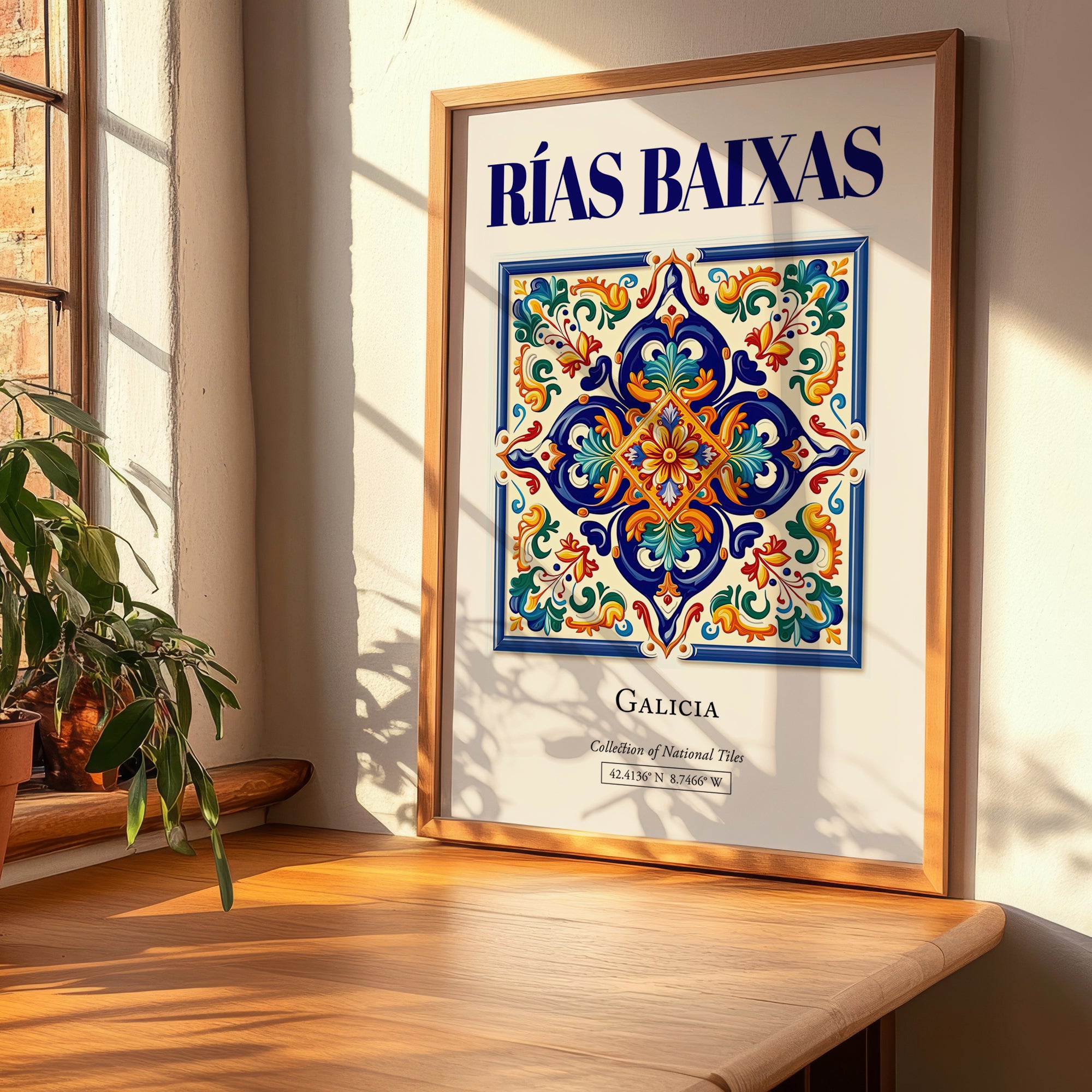 Rías Baixas, Spain – Travel Wall Decor, clean layout with no caption