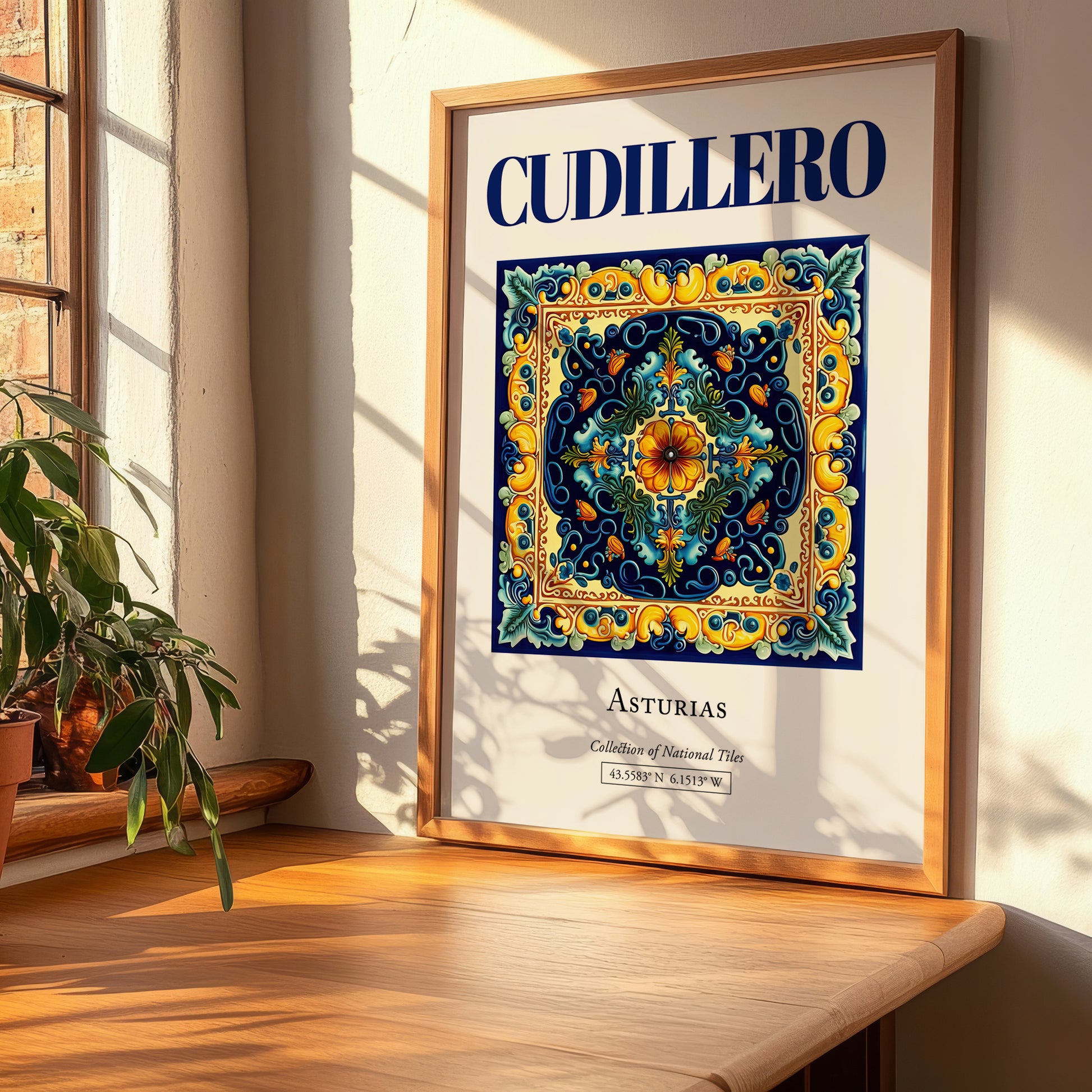 Cudillero, Spain – Travel Print, clean layout with no caption