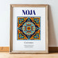 Noja, Spain – Travel Wall Art, in wooden frame leaning on the floor